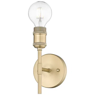 Golden Lighting Axel 4 3/4" Wide 1-light Wall Sconce In Brushed Champagne Bronze