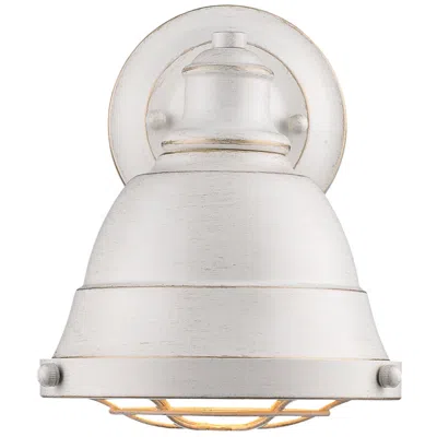 Golden Lighting Bartlett 8 1/4" High French White Bath Light