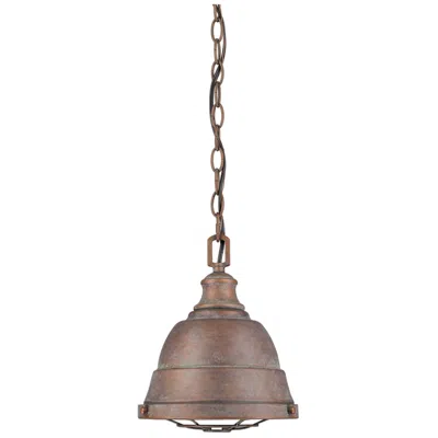Golden Lighting Bartlett 9 1/4" Wide Copper Patina Mini Pendant Light