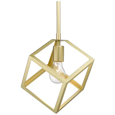 Golden Lighting Cassio 10 1/2" Wide Olympic Gold 1-light Mini Pendant