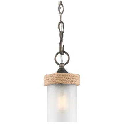 Golden Lighting Chatham 5" Wide Gunmetal Bronze Mini Pendant