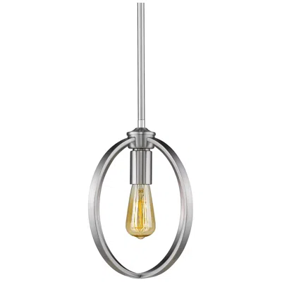 Golden Lighting Colson 9 7/8" Wide Pewter 1-light Mini Pendant