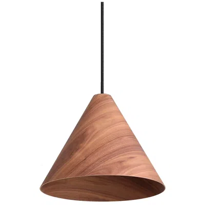 Golden Lighting Conique 1-light Pendant In Dark Walnut