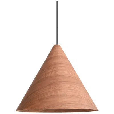 Golden Lighting Conique 3-light Pendant In Dark Walnut
