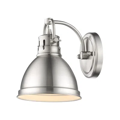 Golden Lighting Duncan 8 1/2" High Pewter Wall Sconce