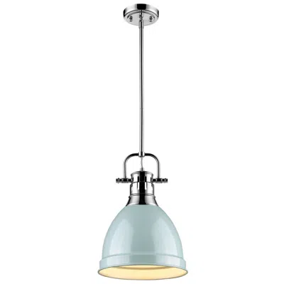 Golden Lighting Duncan 8 3/4" Wide Chrome Mini Pendant