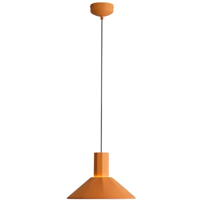 Golden Lighting Faroe 13" Led Pendant In Earth Yellow/grey