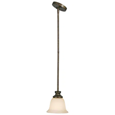 Golden Lighting Heartwood Collection Mini Pendant Light In Black