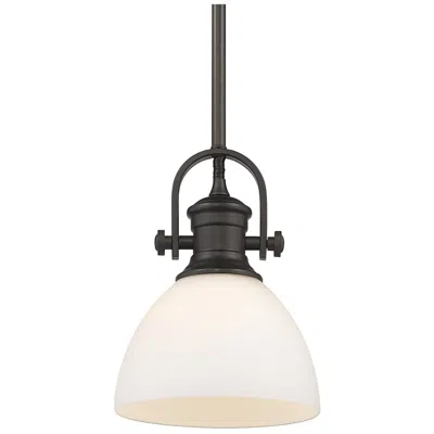 Golden Lighting Hines 1-light Mini Pendant In Black