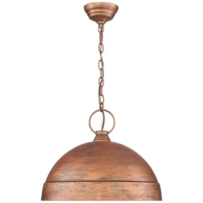 Golden Lighting Lincoln 16 3/4" Wide Vintage Copper Dome Pendant Light
