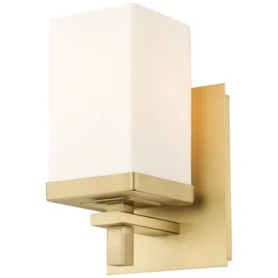 Golden Lighting Maddox 4 3/4" Wide Wall Sconce In Brushed Champagne Bronze With Opal G