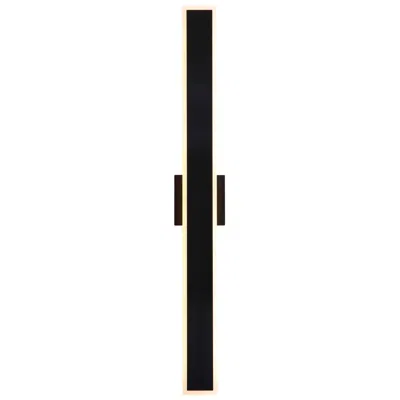 Golden Lighting Obsidian 35 1/2" High Sand Black Led Outdoor Wall Light