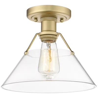 Golden Lighting Orwell 10" Wide Flushmount