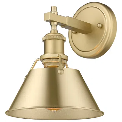 Golden Lighting Orwell 7 1/2" Wide Wall Sconce In Brushed Champagne Bronze