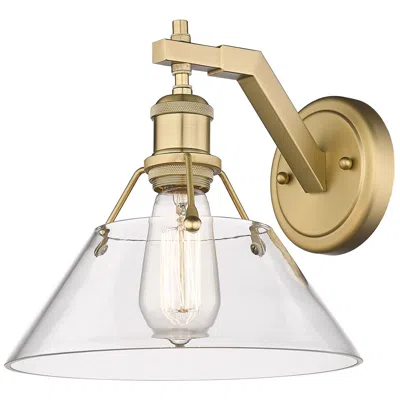 Golden Lighting Orwell 9 3/4" High Brushed Champagne Bronze Wall Sconce