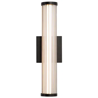 Golden Lighting Rodara 16 1/2" High Matte Black Led Outdoor Wall Light