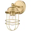 Golden Lighting Seaport 10 3/4" Brushed Champagne Bronze Wall Sconce In Gold