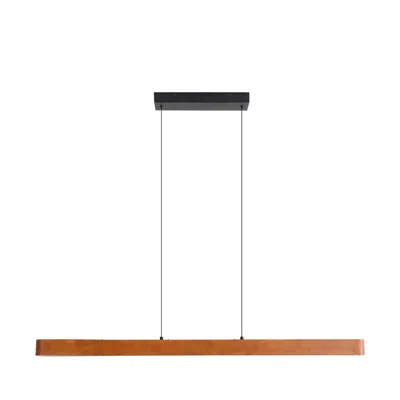 Golden Lighting Silva 48" Led Pendant In Walnut With No Shade