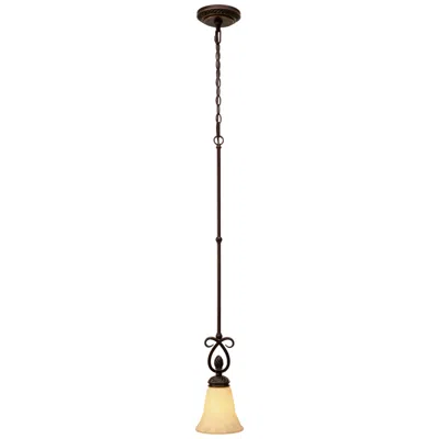 Golden Lighting Torbellino 6" Wide Cordoban Bronze Mini Pendant Light