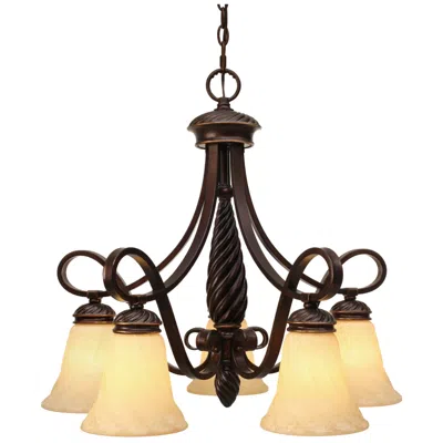 Golden Lighting Torbellino Cordoban Bronze 24 1/4" Wide Chandelier