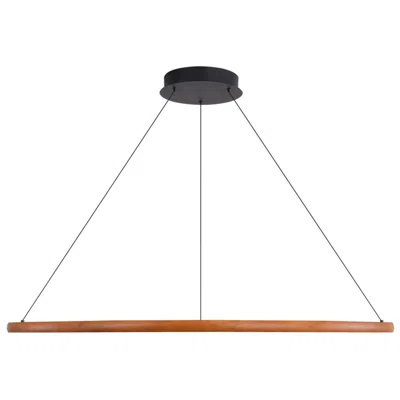 Golden Lighting Veritas 35" Led Ring Chandelier In Driftwood