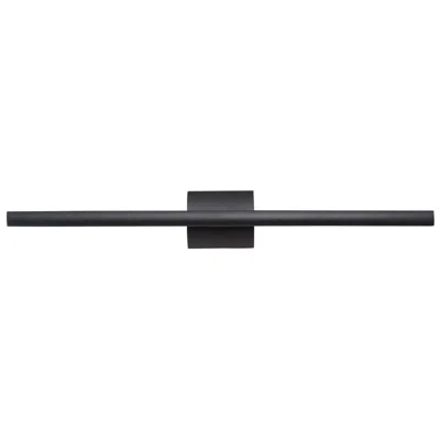 Golden Lighting Vireo 35" Led Bath Bar In Sand Black