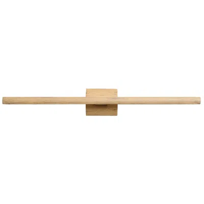 Golden Lighting Vireo 35" Led Bath Bar In Walnut