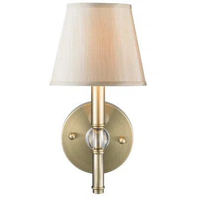 Golden Lighting Waverly 12 1/4" High Aged Brass Wall Sconce