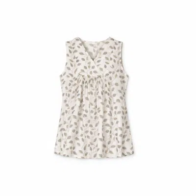 Golden Lotus Women's Neutrals Nira - Overlap V-neckline Top In White