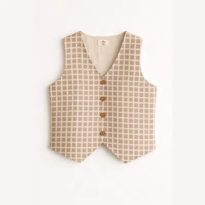 Golden Lotus Women's Neutrals Sage - Breezy Vest Top Brown