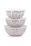 Golden Rabbit 3-piece Enamelware Mixing Bowl Set