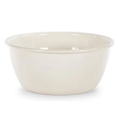 Golden Rabbit Enamelware Glampware Salad Bowl, Set Of 4 In Cream