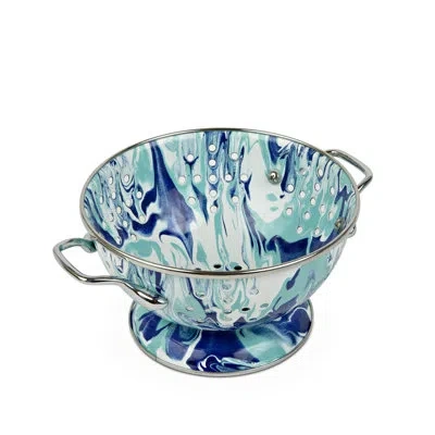Golden Rabbit Enamelware Lagoon Colanders