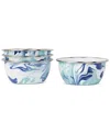 Golden Rabbit Lagoon Salad Bowls, Set Of 4 In Multi