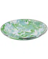 Golden Rabbit Modern Monet Medium Tray In Green