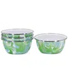 Golden Rabbit Modern Monet Salad Bowls, Set Of 4 In Multi