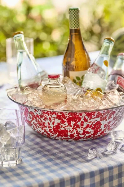 Golden Rabbit Serving Bowl In Multi