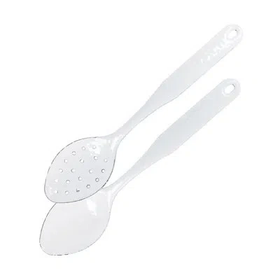 Golden Rabbit Solid White Spoon Set