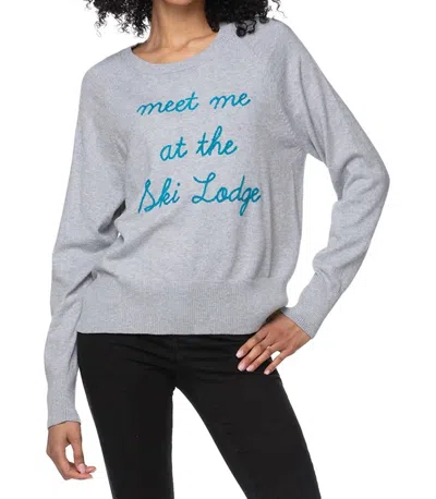 Golden Sun Embroidery Sweater In Meet Me At The Ski Lodge In Multi