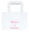 Golden Sun Women's Sunseeker Take Away Tote Bag In White-prosecco & Pickball