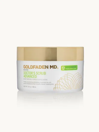 Goldfaden Md Doctor's Scrub Advanced 3.5 oz In Transparent
