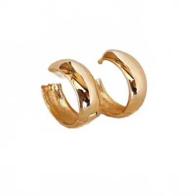 Goldfi Women's Chunky Clicker Hoop Earrings In Gold