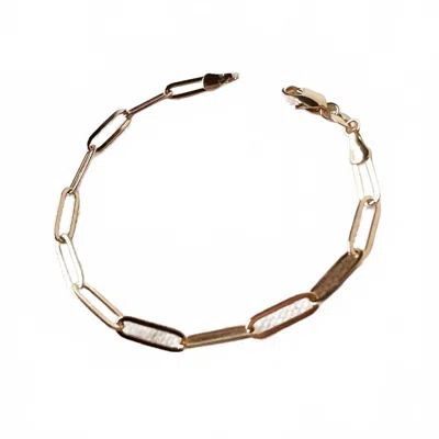 Goldfi Women's Classic Paperclip Bracelet In Gold