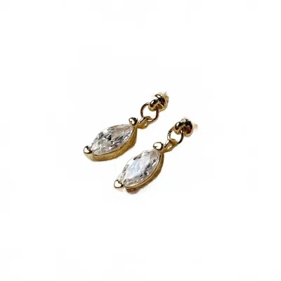 Goldfi Women's Marquise Cubic Zirconia Earrings In Gold