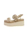 Goldgold Women's Sandals Gold&gold Gk189 Camel In Sand