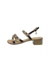 Goldgold Women's Sandals Gold&gold Gl830 Black In Black