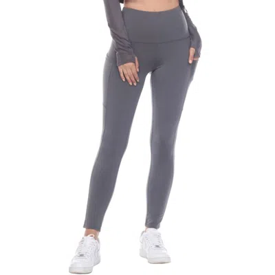 Goldhaus High Rise Leggings In Charcoal In Gray