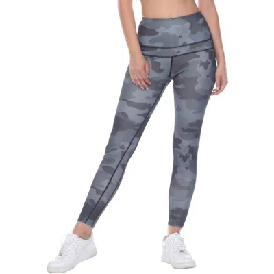 Goldhaus High-rise Ultra-soft Leggings In Camouflage In Gray