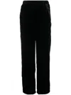 Goldhawk Velvet Wide-leg Trousers