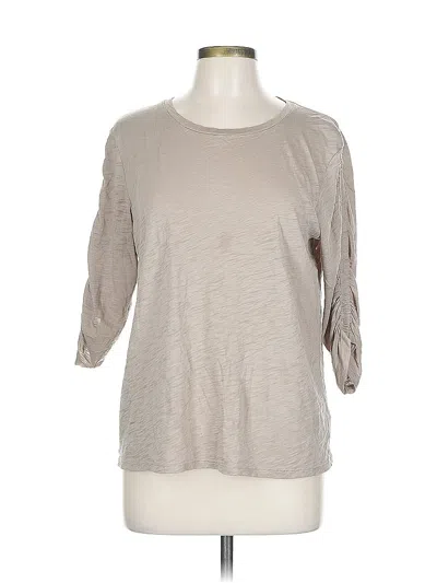 Pre-owned Goldie 3/4 Sleeve T-shirt In Brown